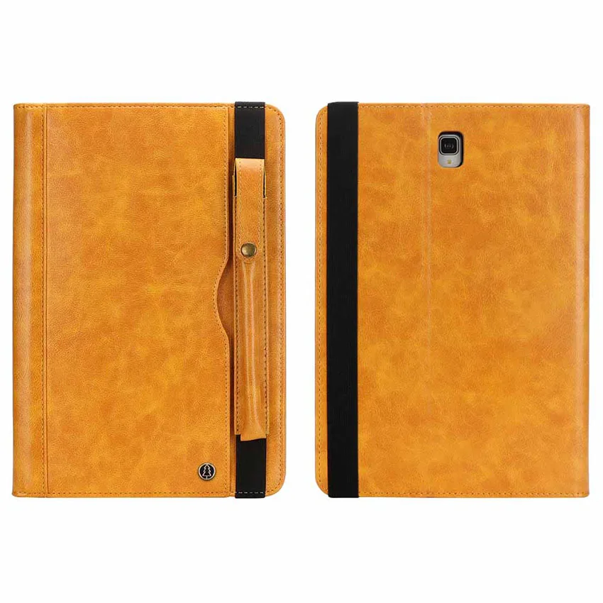 Case for Samsung Galaxy Tab S4 10.5 inch SM-T830 T835 With Pencil Holder Leather Flip Case Card Slot Smart Cover Sleep Awake Up (120)