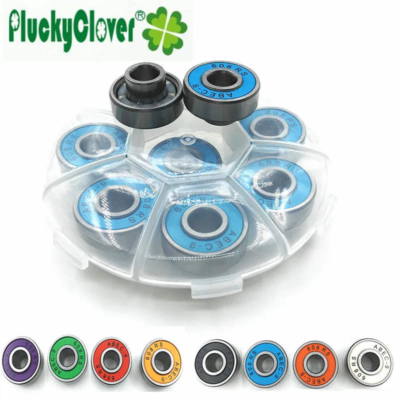 

2019 New Innovative 608rs Skateboard Bearing Abec9 Integrated spacer Bearings Longboard Bearing 608 Speed Skating FSK Skate Part