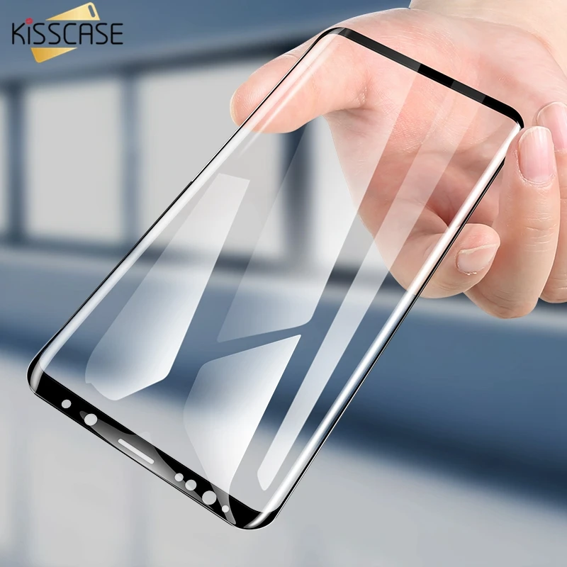 

KISSCASE New 3D Curved Edge Phone Screen Protector For Samsung S8 S9 Plus Note 8 Scratch Proof Ultra-thin Soft Phone Protector