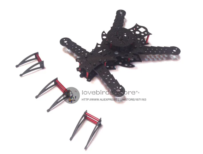 

DIY QAV250 Alien mini PFV racing drones QVI260 quadcopter 3K carbon fiber frame
