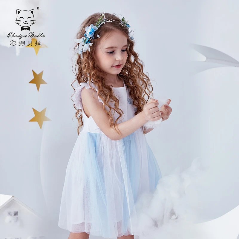 

Vestidos Girls Summer Dress 2018 Brand Backless Teenage Party Princess Dress Children Costume for Kids Clothes Pink