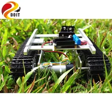 T100 RC металлическая WiFi робот цистерны контроллер шасси от Android, IOS Телефон с Nodemcu ESP8266 плата с приводом от двигателя набор «сделай сам»