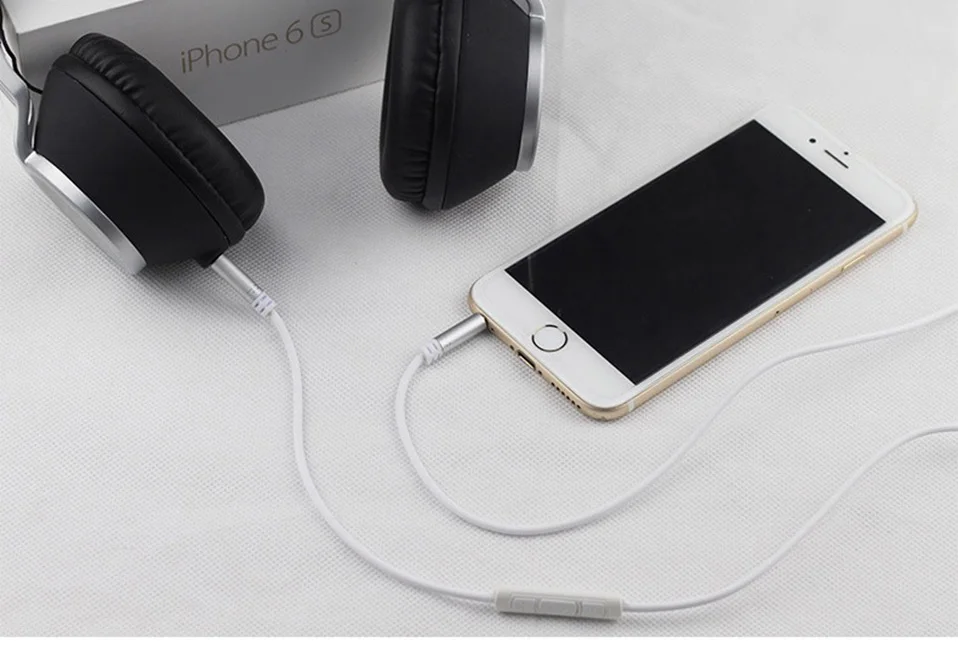 Icoque Earphone 3.5mm Jack Audio Cable 3.5 mm Male to Male for Headphones Speaker Car iPhone Stereo Auxiliary Cord Aux Cable Mic (10)