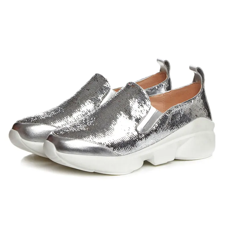sequin flats womens