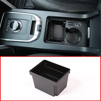 

New For Land Rover Discovery Sport 2015 2016 2017 2018 Plastic Central Cup Holder Multifunction Storage Box Phone Tray Accessory