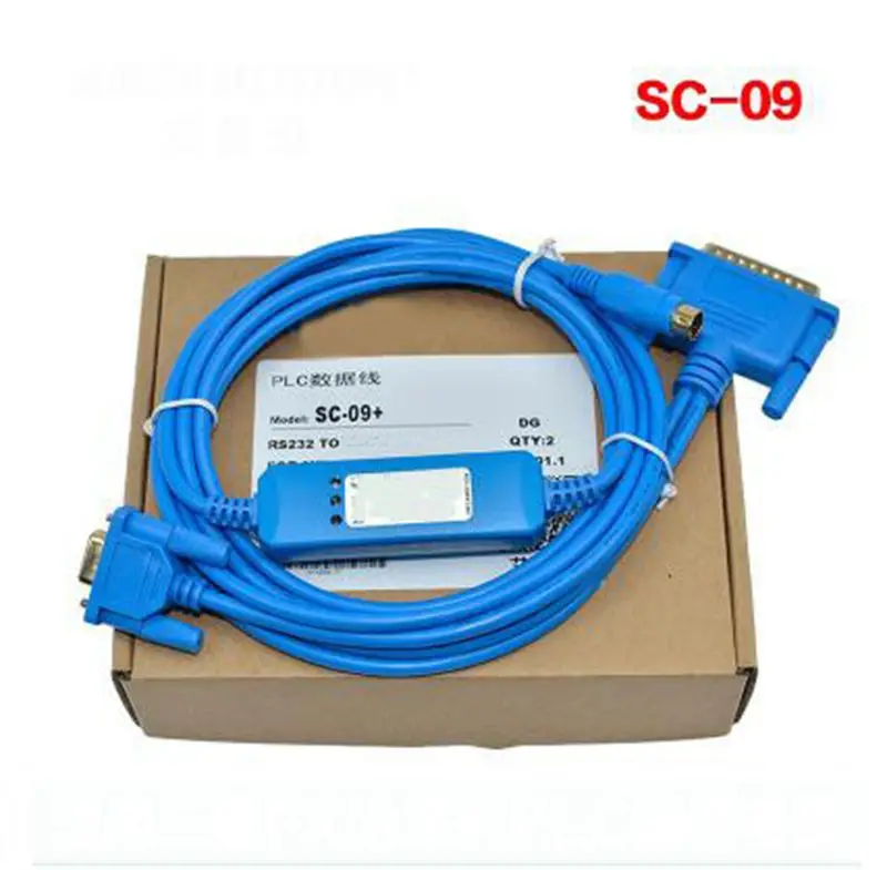 SC-09 Programming cable PLC data cable download cable communication cable SC 09 for FX serial serial PLC SC-09 sommer cable sc kolorith 1f