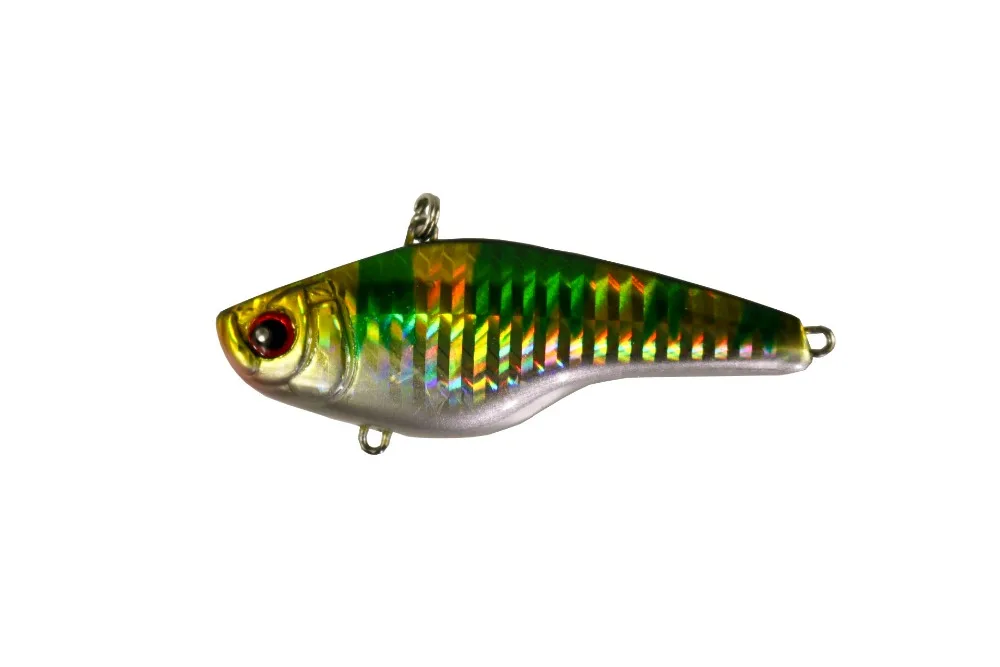 BassLegend Fishing Wobbler Lipless Crankbait Vibration Lure Silent VIB Bass Pike Bait 75MM 25G