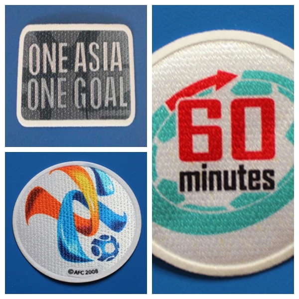 Champions League AFC one asia one goal 60 minutes patch football Print patches badges,Soccer Hot