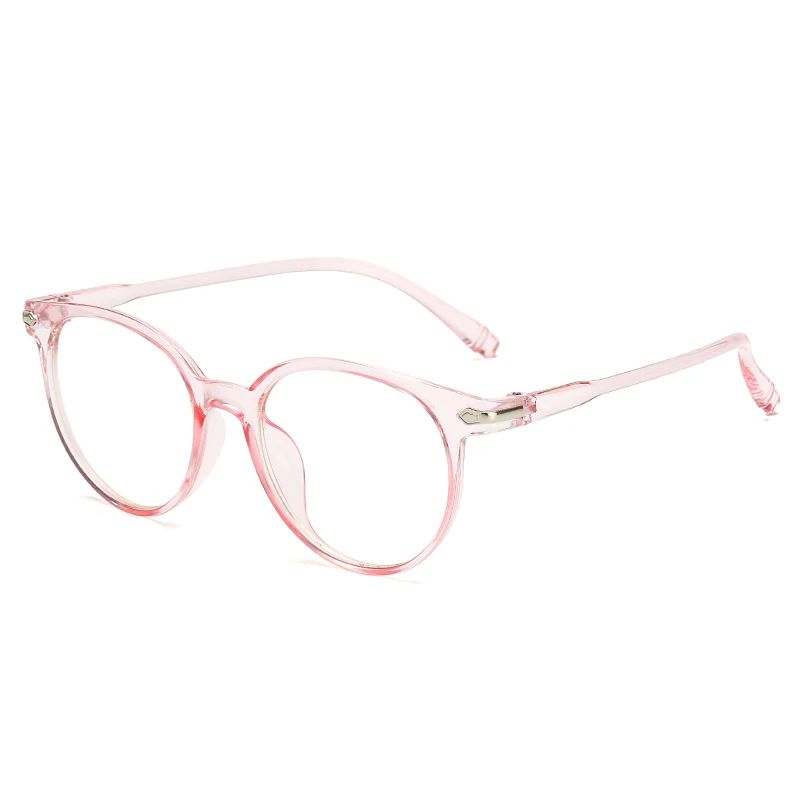 Transparent pink Солнцезащитные очки для женщин, синий светильник, блокирующие очки для мужчин, анти-голубые лучи, компьютерные очки, прозрачные оправы для очков - Цвет оправы: Transparent pink