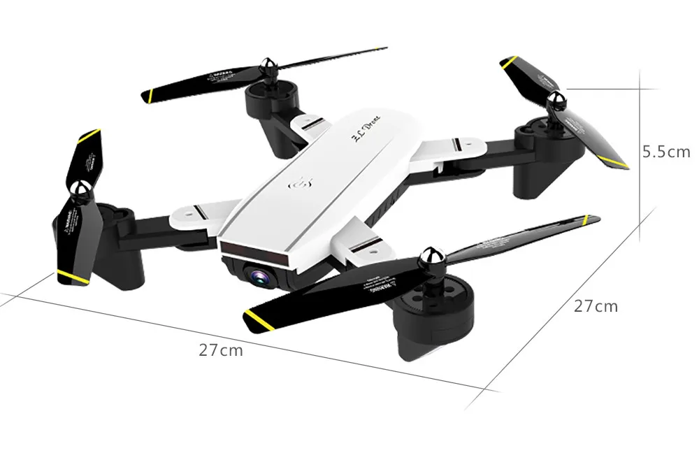 

SG-700 2.4Ghz 4CH Attitude Hold Helicopter WiFi 1080P Optical Flow Dual Mini Drone With Camera HD Foldable RC Quadcopter W610