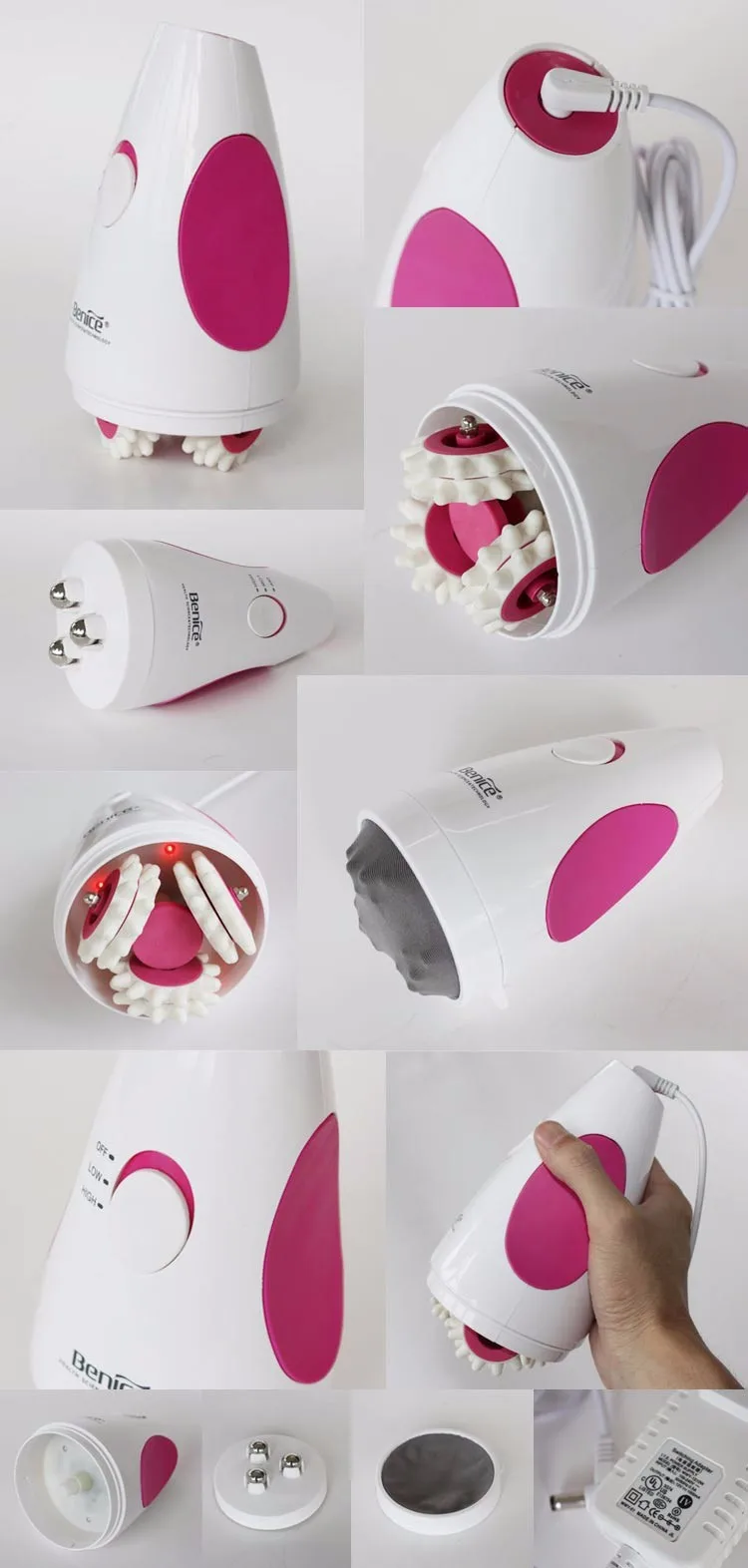 Benice Massage Slimming Machine Anti Cellulite Restore Skin Firmness Small Construction Rubber Handle Individual Beauty Tool4