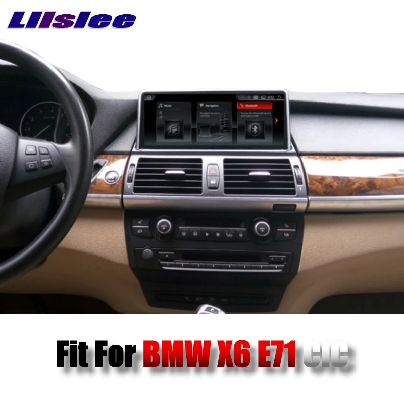 Sale LiisLee Car Multimedia GPS Audio Hi-Fi Radio Stereo For BMW X6 E71 2011~2014 Original CIC Style Navigation NAVI 2