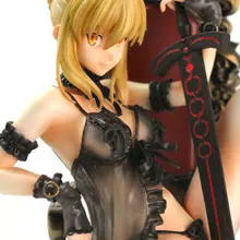 GK 1/7 Black Saber Fate/stay Night Неокрашенная модельная фигурка из смолы комплект