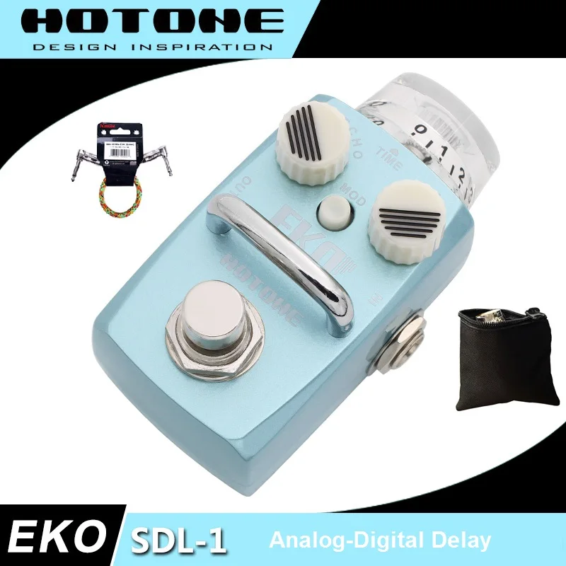 

Hotone Skyline Series EKO Digital Delay Pedal with Free Pedal Case and More