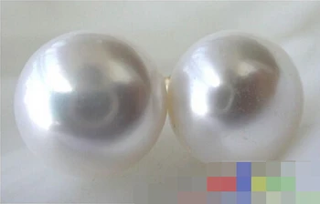 

wyan hot sell new - 00356 WHITE ROUND FRESHWATER PEARL STUD EARRING