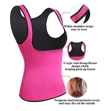 YUMDO длиннее корсаж с эффектом сауны стягивающая безрукавка Неопреновая майка сжигание жира пот талии Cincher тонкий формирователь тела для женщин похудение потеря веса