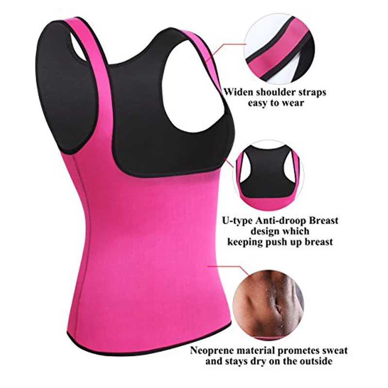 YUMDO длинная сауна Талия Cincher жилет неопреновый майка Топ жиросжигающий пот Slim Body
