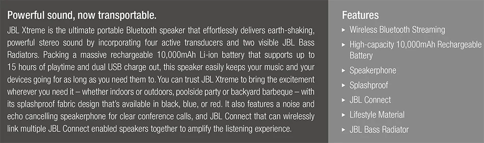 JBL Xtreme Bluetooth динамик s музыка войны барабаны аудио сабвуфер Портативный бас стерео звук динамик брызгозащищенный с динамиком телефона