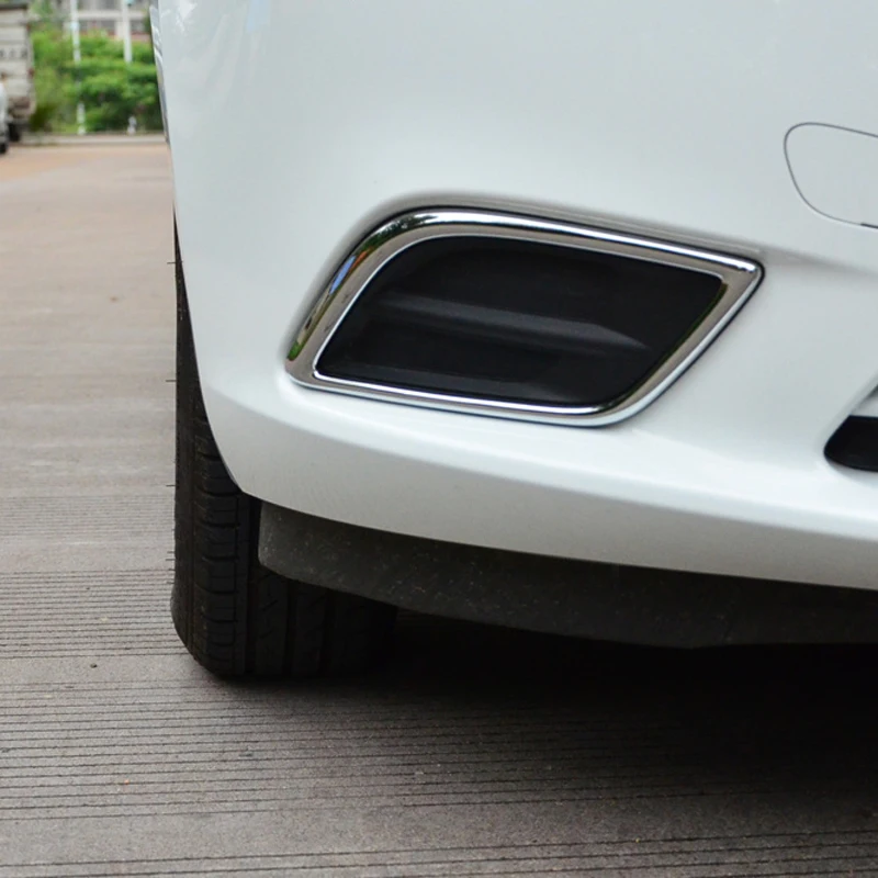 

Free Shipping High Quality ABS Chrome Front Fog lamps cover Trim Fog lamp shade Trim For Chevrolet Chevy Sail