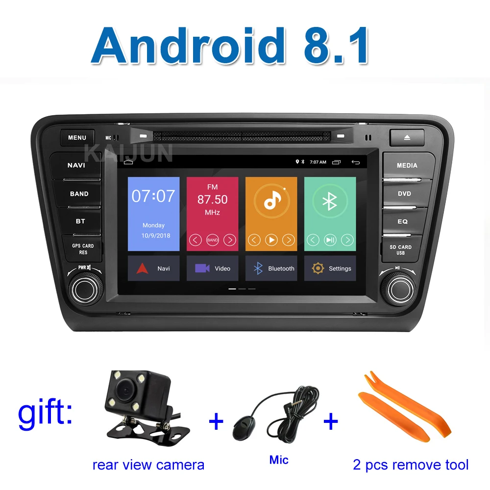 

8" Android 8.1 Car DVD Player for SKODA Octavia 2014 2015 2016 2017 with Radio WiFi BT Stereo GPS