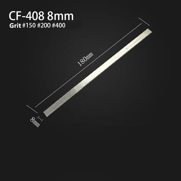Jrealmer Тайвань алмазные плоские ручные напильники CF-400 CF-404 CF-406 CF-408 игла для покрытия 12 шт./компл. алмазные CF-402 плоский набор файлов