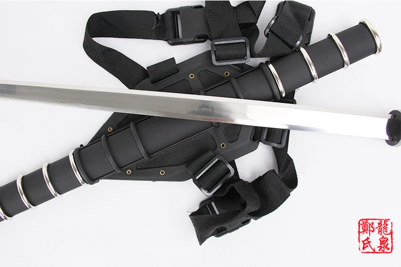 Stainless steel Blade Swords For Daywalker Sword Blade: Trinity Movie Leather Back Sheath Zinc Handle Collectible Supply