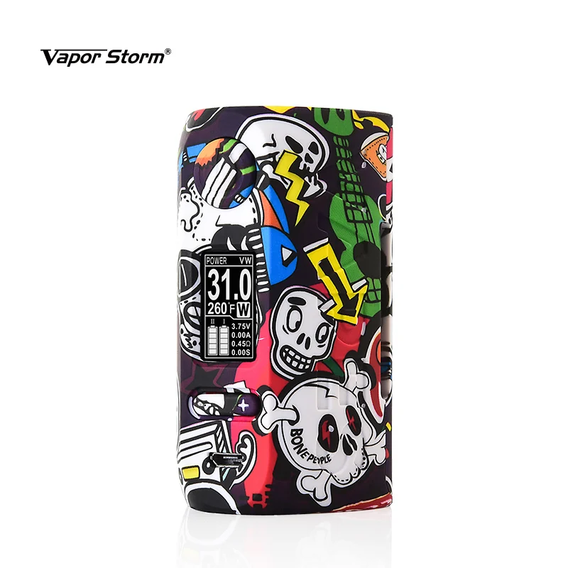 Vapor Storm Storm230 Bypass 200 Вт VW TC Box Mod Vapes модный мод с поддержкой двойной батареи 18650 электронная Сигарета RDA RBA RDTA - Цвет: Rock