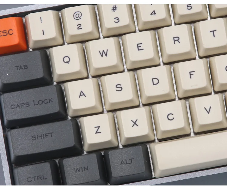 Carbon 64 раскладка краситель-sub Keycaps OEM профиль включает 1,75 Shift Fit GK64 Механическая игровая 60% Клавиатура Teclado Mecanico Gamer