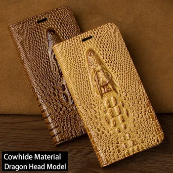 

Dragon head Flip Case For iPhone 11 Pro 11 Promax XS Case Luxury leather Soft inner Shell For iphone 6 7 8 5 5S SE Back Cover