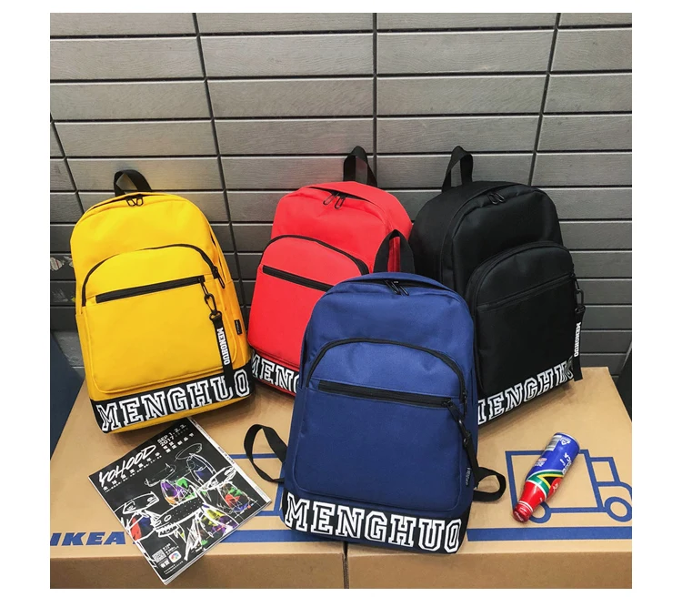 Menghuo Women Backpack Student College Waterproof Nylon Backpack Women Escolar Mochila Quality Brand Men Laptop School Bag Girl _34-1_30