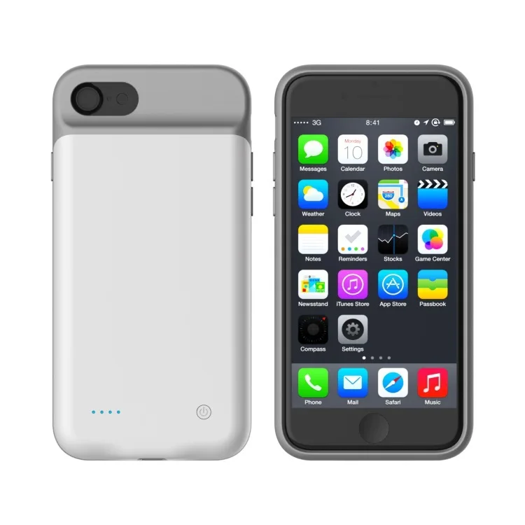 Neng 3000/4000 мАч перезаряжаемый чехол для зарядки аккумулятора iPhone 6 6s 7 8 Plus ультра