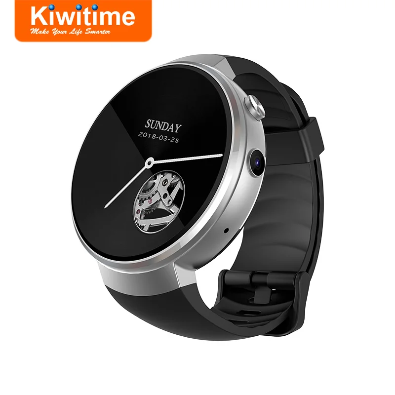 

KIWITIME KS18 4G LTE Smart Watch Android 7.1 GPS Connected 1GB RAM 16GB ROM Men Smartwatch for Apple iPhone Samsung Huawei Phone