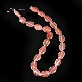 

13*18 Free combination and A sleek Oval jewel Cherry quartz Crystal Loose beads cutting Consistent oval