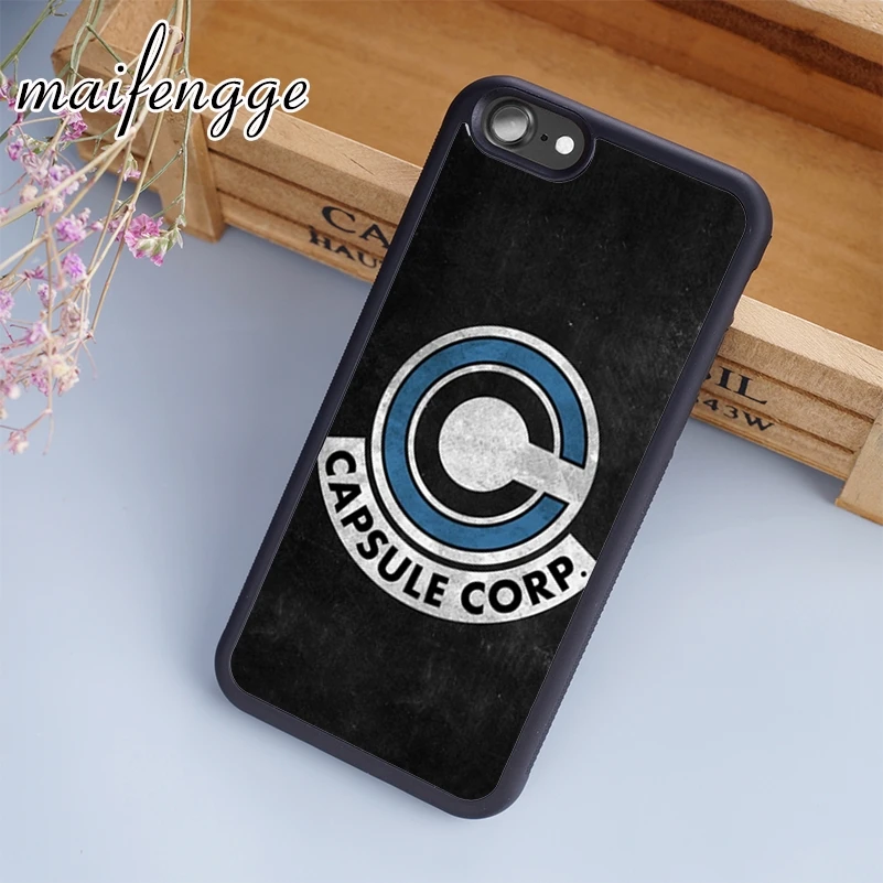 

maifengge Dragon Ball Z Capsule Corp Case For iPhone 6 6S 7 8 Plus X 5 5S SE Case cover for Samsung S5 S6 S7 edge S8 Plus shell