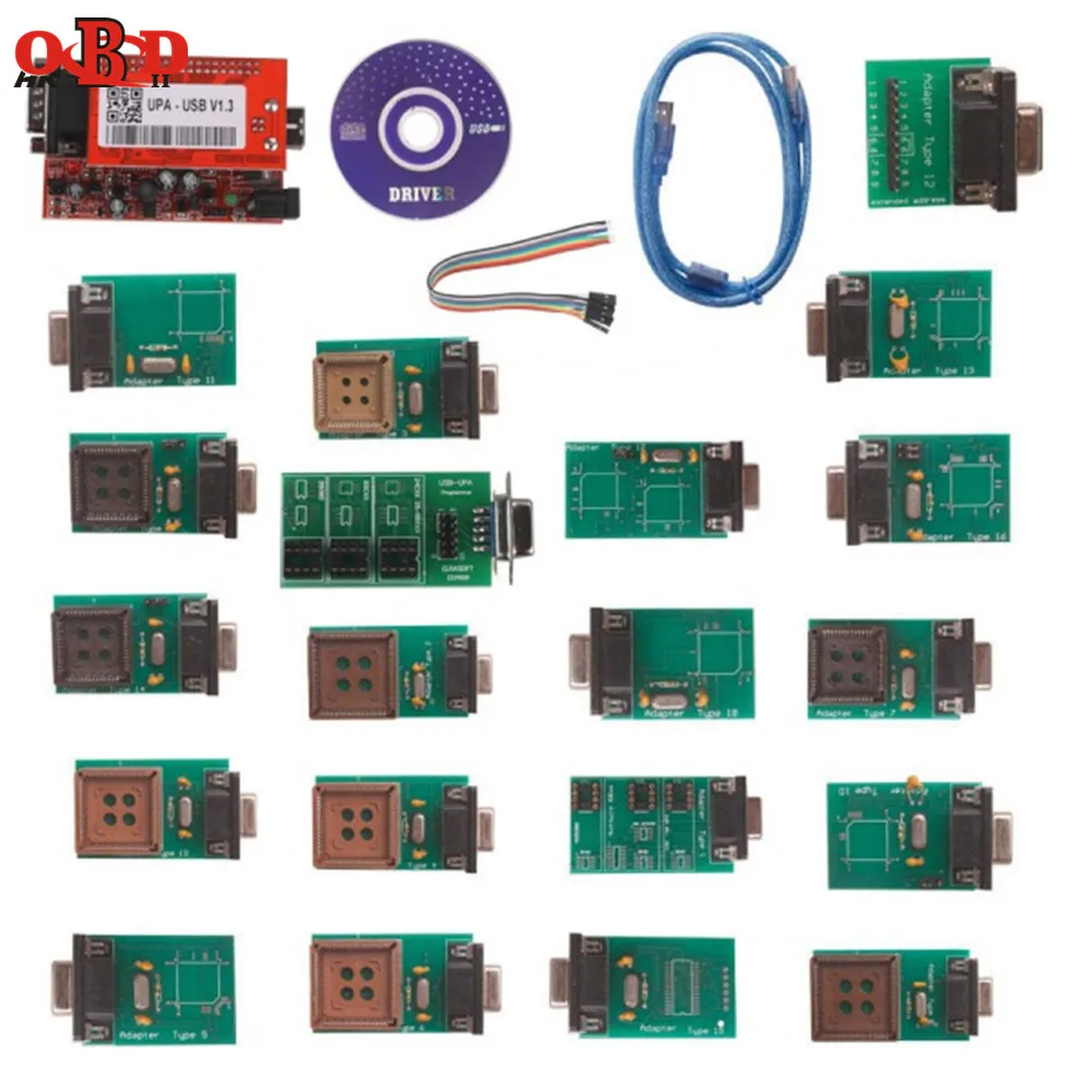 V1.3 UPA USB программатор Полные Адаптеры с функцией NEC для версии 2013