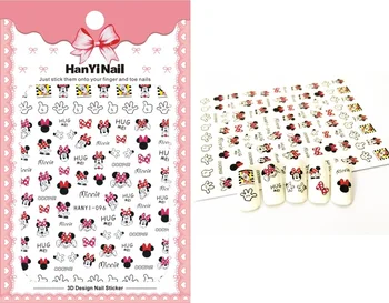 

HanYiNail 080-103 New Cute Small Element Cartoon Mouse Kitty Nails Art Sticker Harajuku Nail Wrap Sticker Tips Manicura stickers