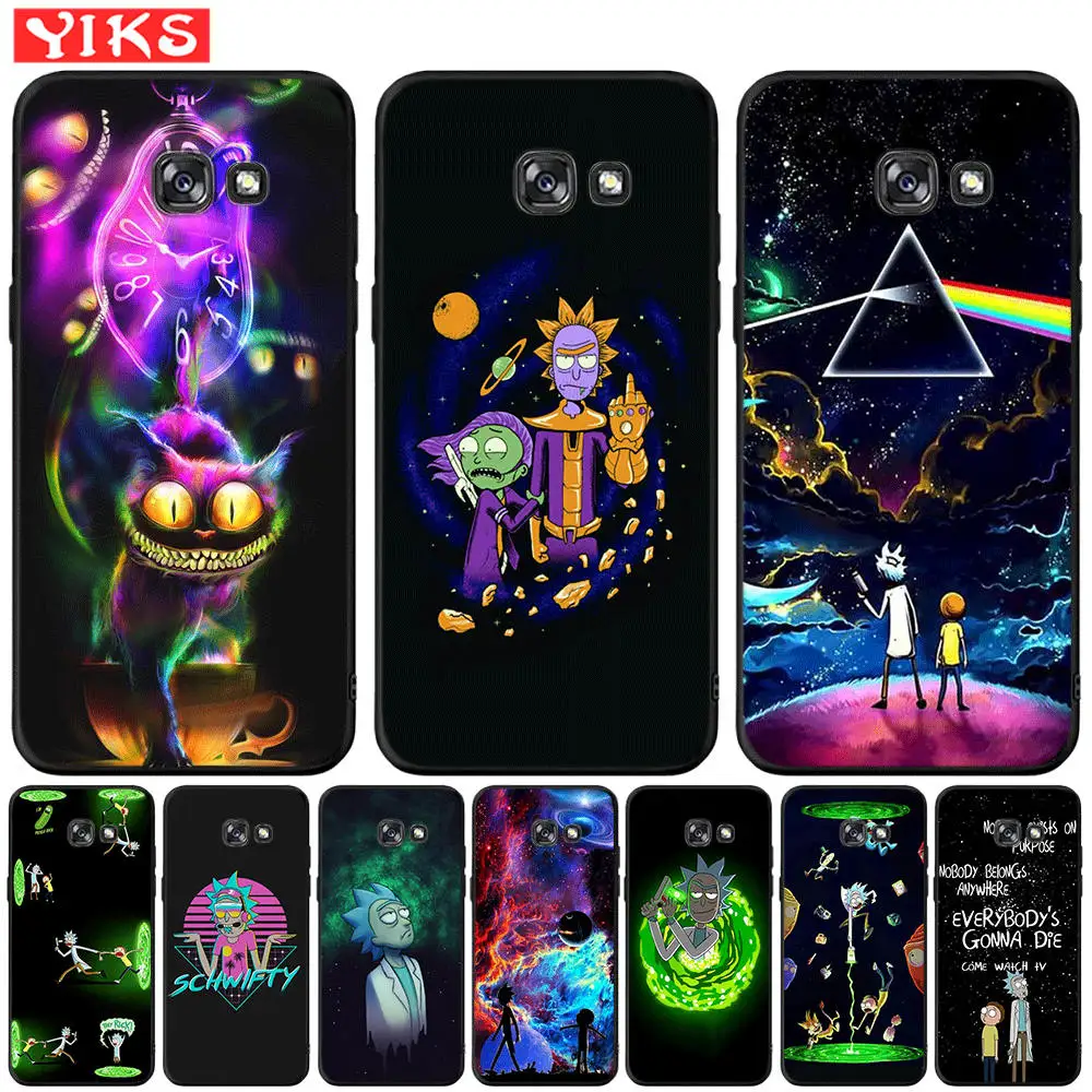 

Funny Rick and Morty Cartoon Anime Silicon Case For Samsung Galaxy A20 A30 A50 A3 A5 A6 A7 A8 2016 2017 A9 Plus 2018 Matte Cover