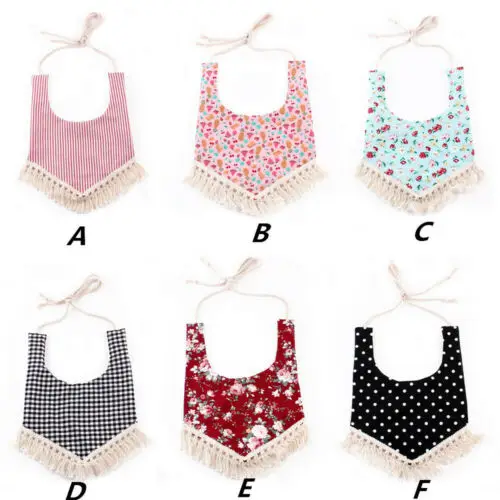 Baby Girl Kids Bibs Waterproof Saliva Towel Dribble Triangle Bib Feeding Bandana