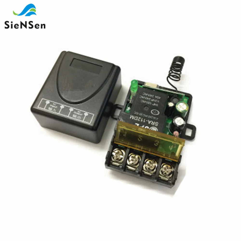 

SienSen 220V Single Remote Switch Radio Controller Water Pump Motor Control Board High Power Relay