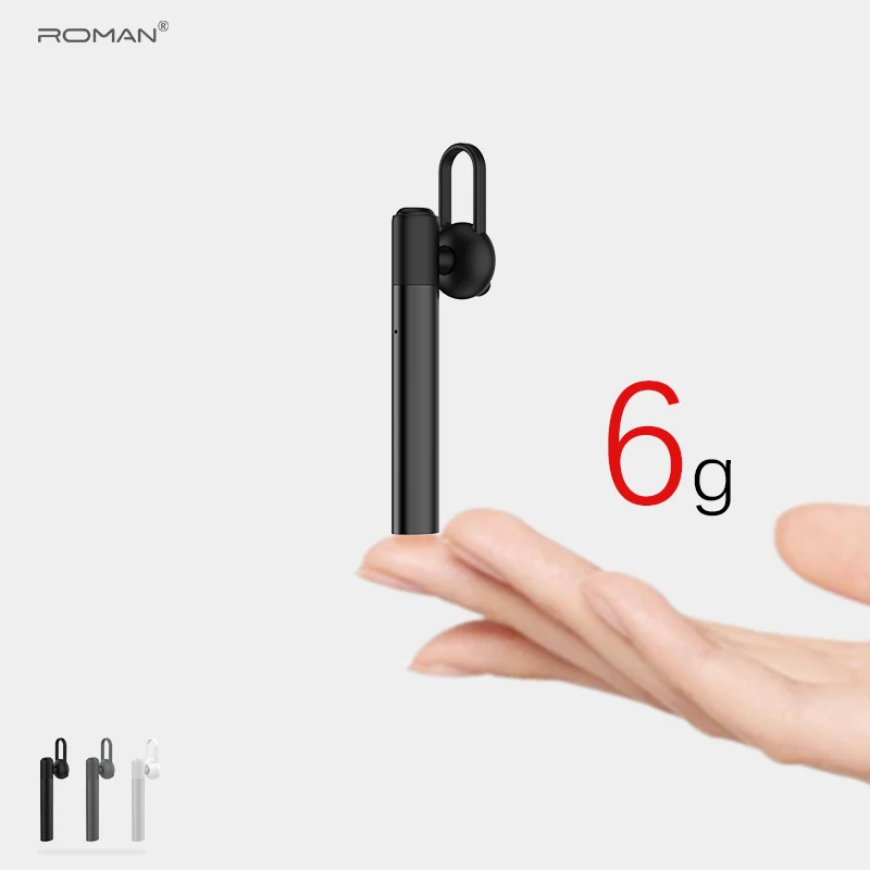 

Roman R701 Bluetooth Earphones in-ear Earbuds Single Headset Bluetooth Earpiece With Microphone For iPhone XiaoMi Phone