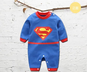 

Baby cotton long-sleeved open jumpsuit 0-12 month
