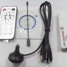 RTL-SDR/FM+ DAB/DVB-T USB 2,0 мини цифровая телевизионная Флешка ключ доступа dvbt SDR тюнер приемник+ пульт дистанционного управления