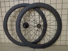 Newest 700C front 50mm rear 60mm tubular rims Road bicycle matte 3K full carbon bike wheelset