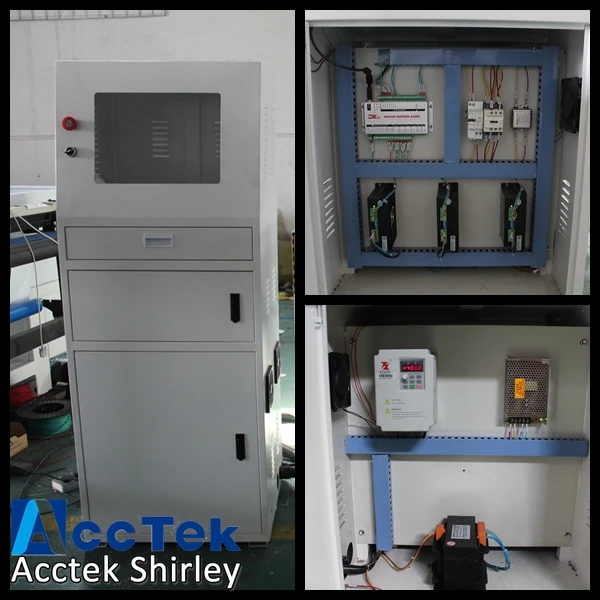 3.Acctek AKM6060 cnc metal mould engraving machine Independent cabinet