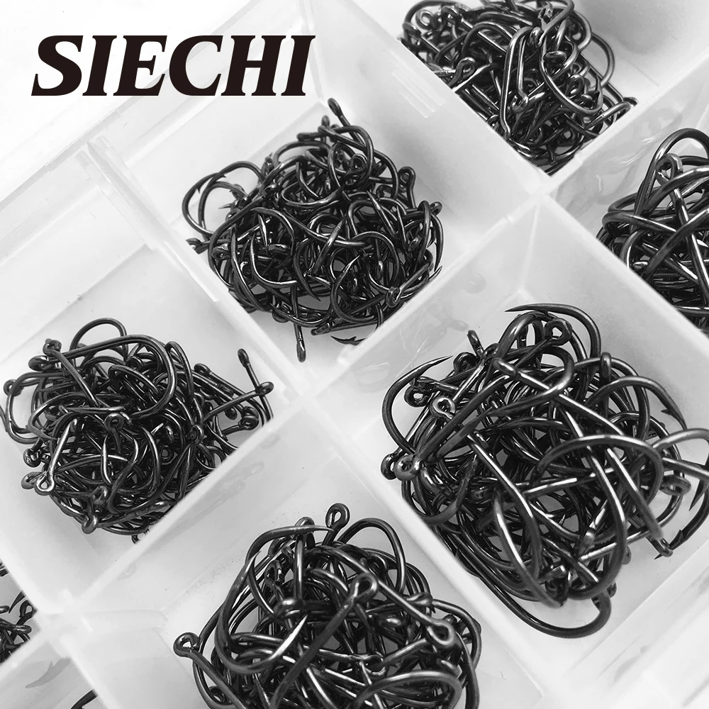 

500pcs Circle Head Carp Fishing Hook Size 3 4 5 6 7 8 9 10 11 12