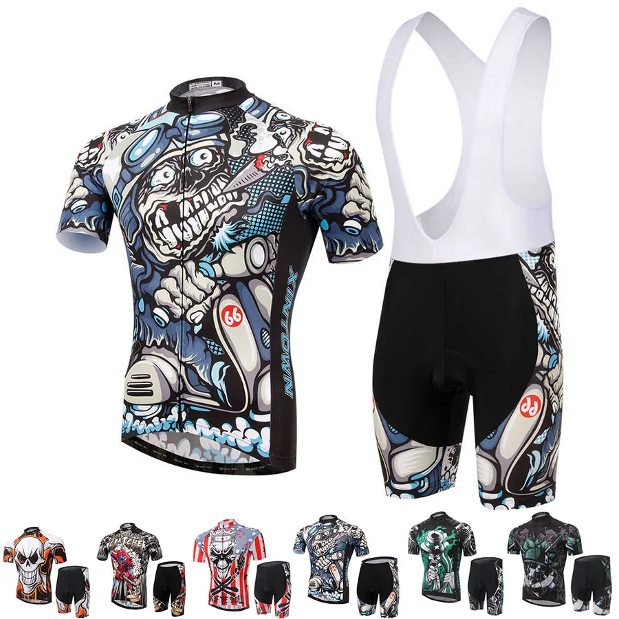 

XINTOWN 2016 Men Cycling Jersey Set  Quick Dry Breathable Bicycle Outdoor Sports Jerseys Motocross Shorts Bike Suit