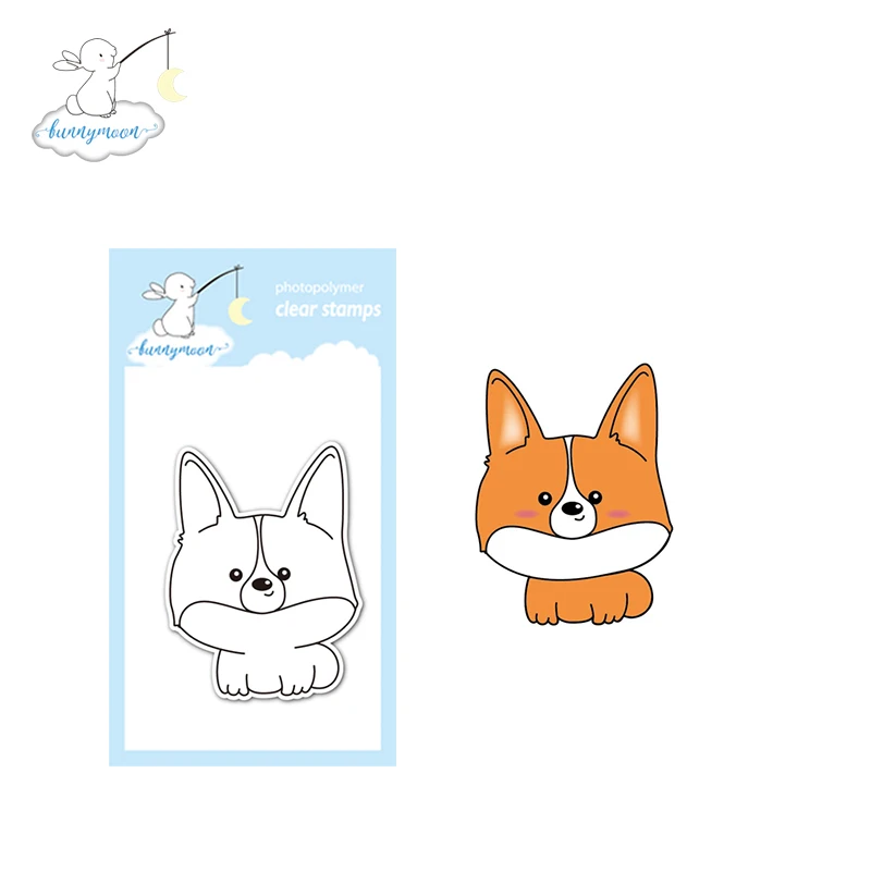 

CH Sitting Corgi Stamps DIY Scrapbooking Card Stencil Paper Cards Handmade Album Stamp Die Sheets
