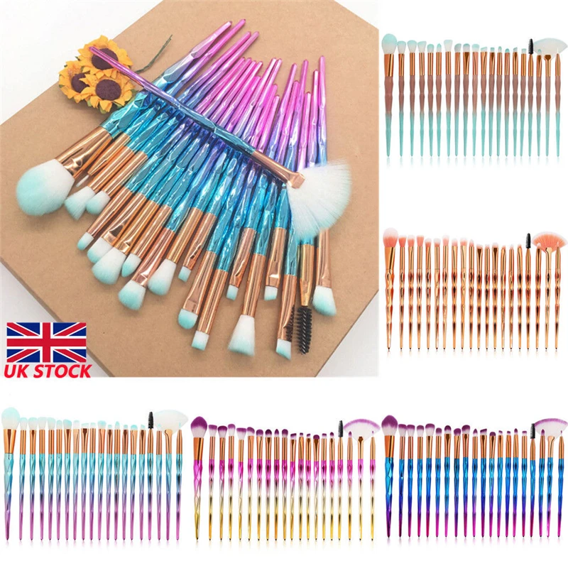 

Pro 20Pcs Eye Makeup Brushes Set Foundation Powder Eyeshadow Eyebrow Eye Lip Eyelash Brush Blending Cosmetic Beauty Tool Kit Hot