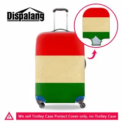 Венгрия национальный флаг Чехлы для багажа Водонепроницаемый чемодан защитная крышка Эластичный полиэстер путешествия Чехлы для багажа