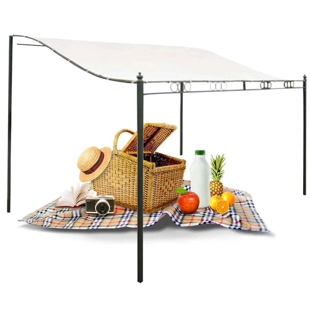 

Camping Outdoor Gazebo Tent Patio Picnic Beach Water Resistant Sun Shelter Easy Install Roof Top Canopy Awning Garden